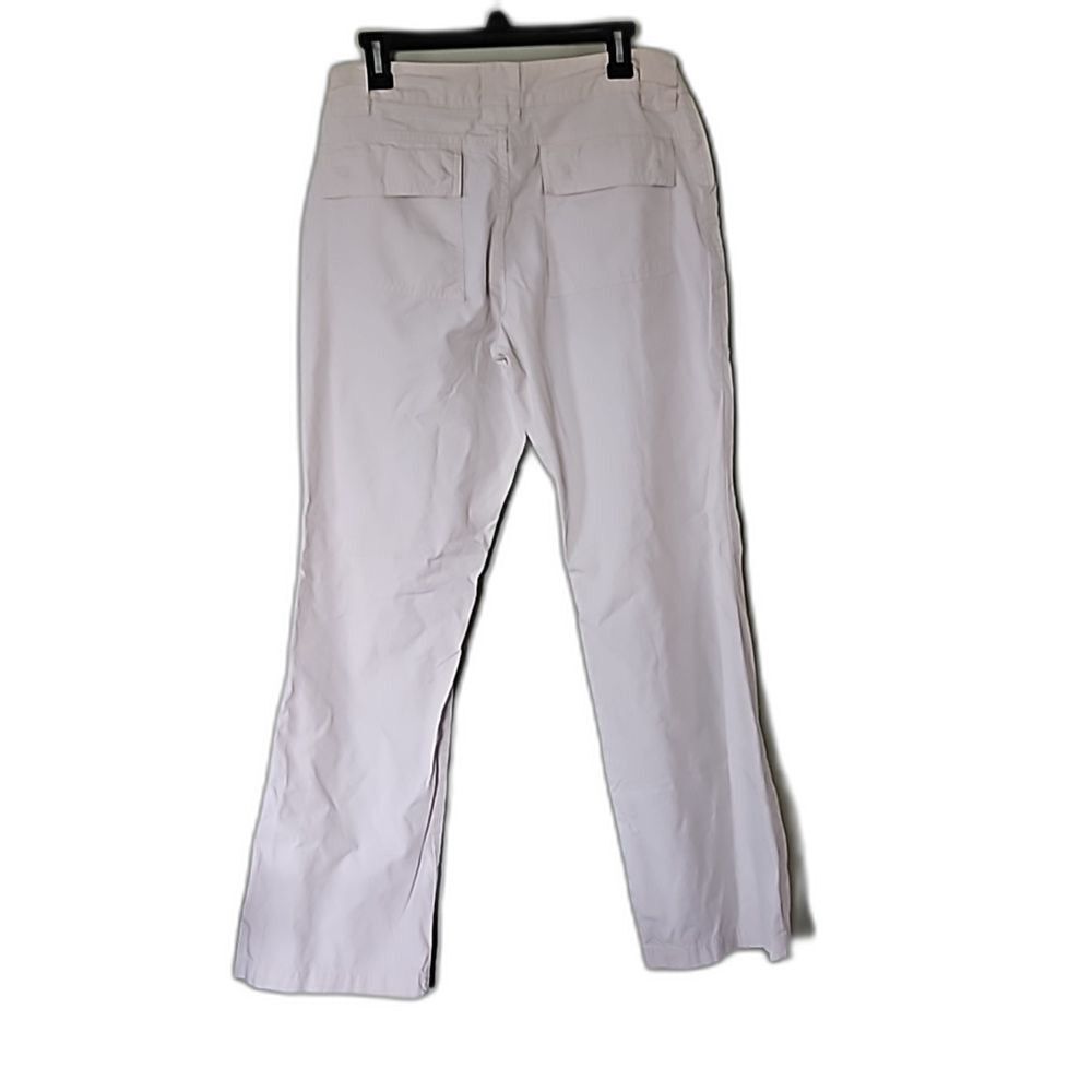 a.n.a Women's SZ 10 W31" I30.5" Cream Cargo Pockets Wide Leg Pants‎ Lightweight